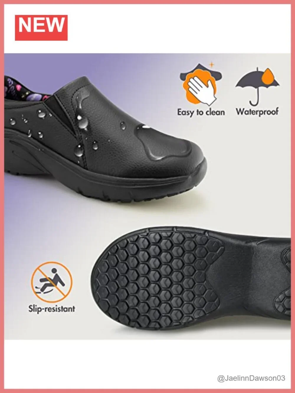 Slip-On Comfort Nursing Shoes Lightweight Slip-Resistant Work Shoes
